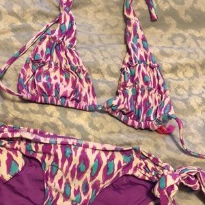 Betsy Johnson Printed Bikini set